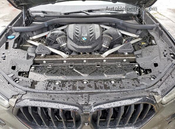 5UXCY8C06L9D64568 2020 BMW X6 Gray Engine compartment view