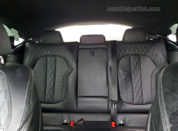 5UXCY8C06L9D64568 2020 BMW X6 Gray Rear seats view