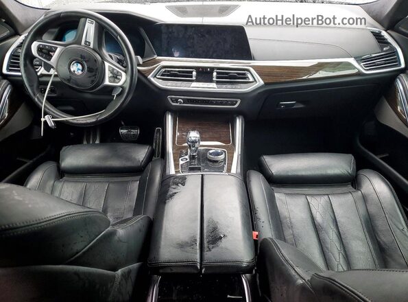 5UXCY8C06L9D64568 2020 BMW X6 Gray Dashboard view