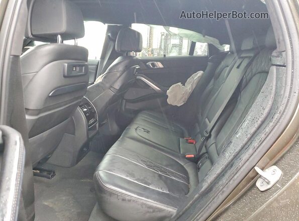 5UXCY8C06L9D64568 2020 BMW X6 Gray Rear interior view