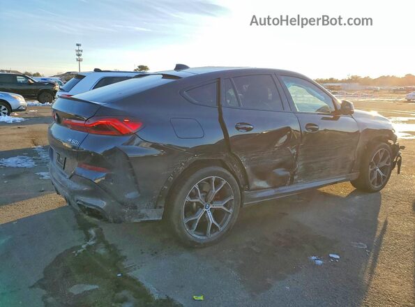 5UXCY8C06N9J43844 2022 BMW X6 Черный Задняя правая четверть