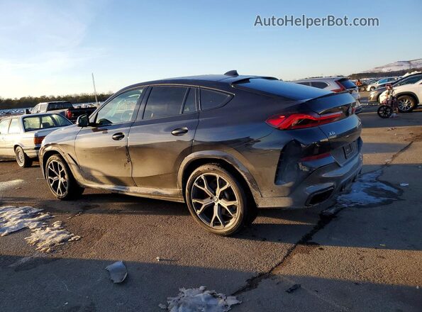 5UXCY8C06N9J43844 2022 BMW X6 Черный Задняя левая четверть