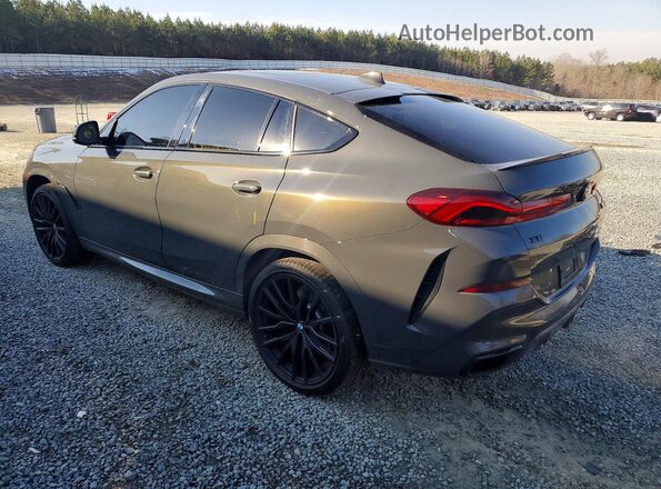 5UXCY8C07M9F89874 2021 BMW X6 Gray Tył lewy