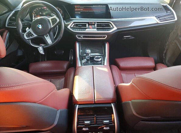 5UXCY8C07M9F89874 2021 BMW X6 Gray Widok deski rozdzielczej