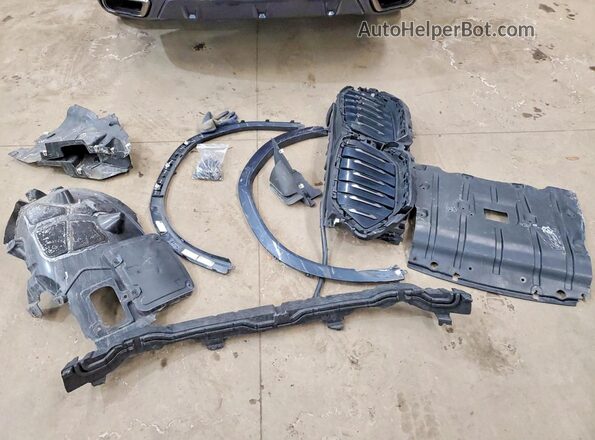 5UXCY8C0XN9M57643 2022 BMW X6 Blue Widok naklejki z numerem VIN
