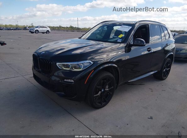 5UXJU2C53KLN66164 2019 BMW X5 Черный Передняя левая четверть