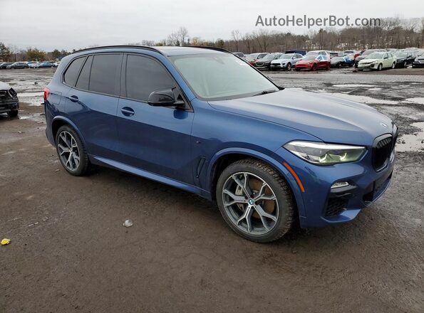 5UXJU2C58KLN67696 2019 BMW X5 Blue 