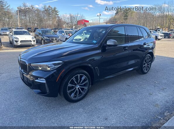 5UXJU4C07LLE45304 2020 BMW X5 Blue Przód lewy
