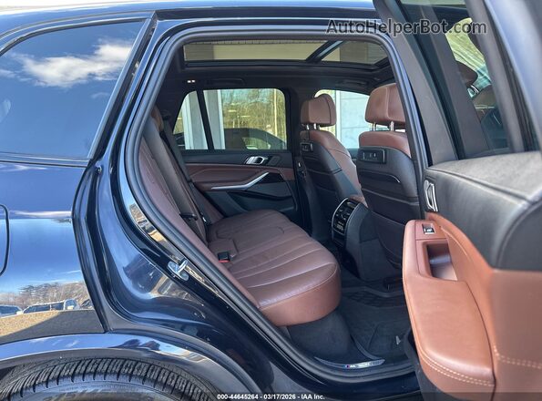 5UXJU4C07LLE45304 2020 BMW X5 Blue Widok naklejki z numerem VIN