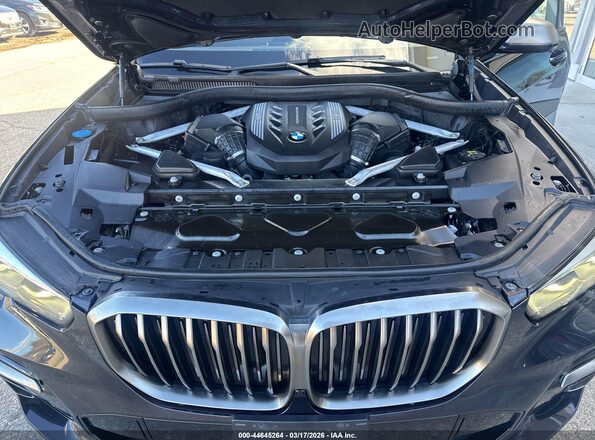 5UXJU4C07LLE45304 2020 BMW X5 Blue Widok z tyłu
