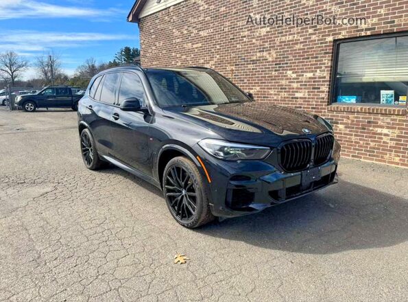 5UXJU4C07N9K43432 2022 BMW X5 Black Delantero derecho