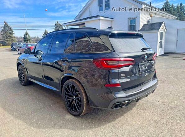 5UXJU4C07N9K43432 2022 BMW X5 Black Trasero izquierdo