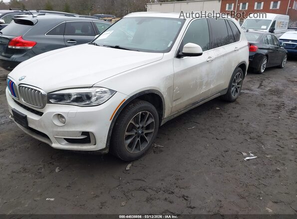5UXKR0C32H0V74467 2017 BMW X5 Белый Передняя левая четверть