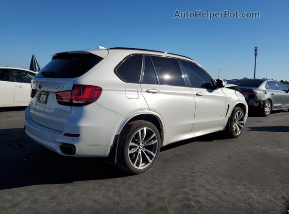 5UXKR0C53G0S89907 2016 BMW X5 White Trasero derecho