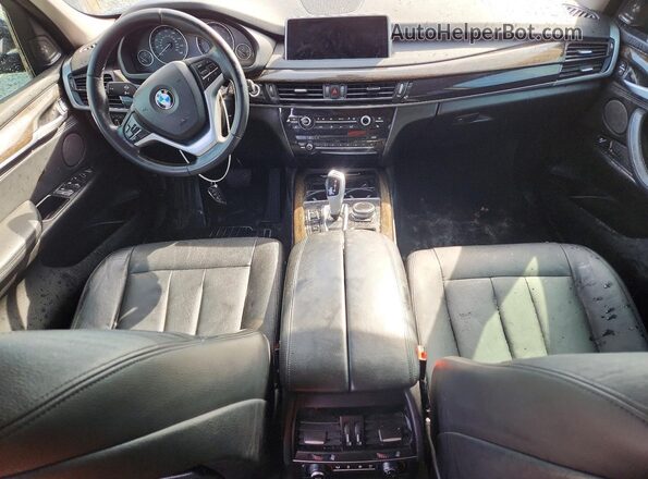 5UXKR0C54G0P24322 2016 BMW X5 Black Widok deski rozdzielczej