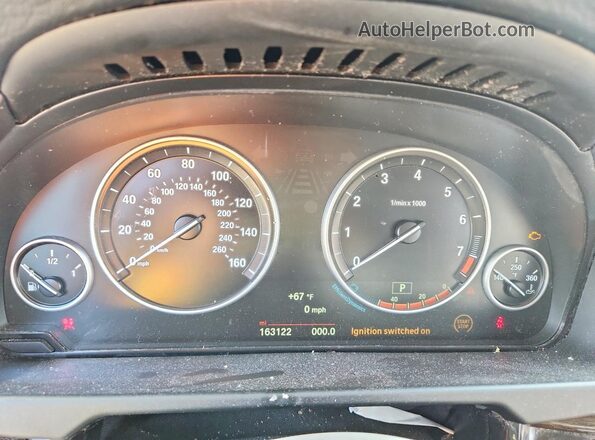 5UXKR0C54G0P24322 2016 BMW X5 Black Widok zestawu wskaźników
