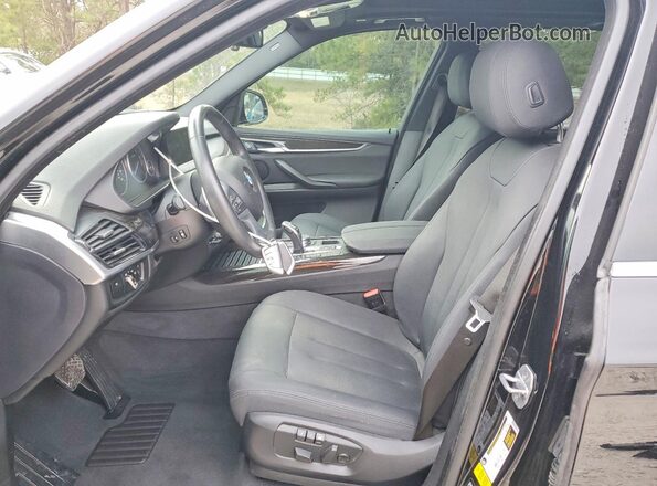 5UXKR0C55JL076902 2018 BMW X5 Black Vista interior delantera