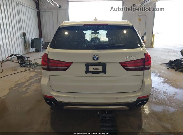 5UXKR0C59J0Y06554 2018 BMW X5 White 
