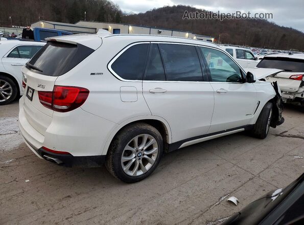 5UXKT0C53J0W00972 2018 BMW X5 White Հետևի աջ