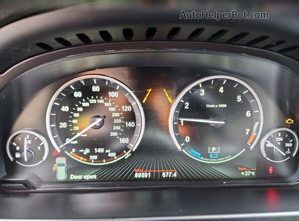5UXKT0C54G0S76889 2016 BMW X5 Black Вид щитка приладів