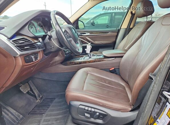 5UXKT0C54G0S76889 2016 BMW X5 Black Вид салону спереду