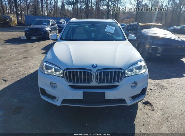 5UXKT0C58G0S77625 2016 BMW X5 White Widok zestawu wskaźników