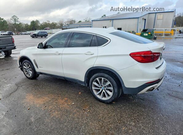 5UXKU0C35H0G69378 2017 BMW X6 Белый Задняя левая четверть