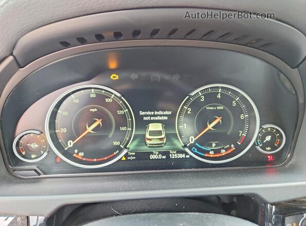 5UXKU0C50G0F93035 2016 BMW X6 Black Widok zestawu wskaźników