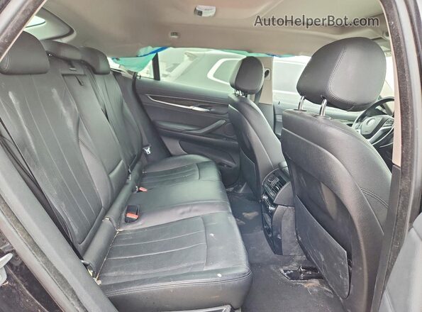 5UXKU0C50G0F93035 2016 BMW X6 Black Widok tylnych siedzeń