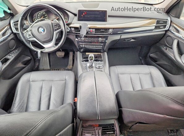 5UXKU0C50G0F93035 2016 BMW X6 Black Widok deski rozdzielczej