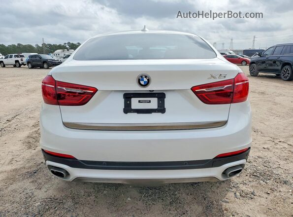 5UXKU0C52K0S97665 2019 BMW X6 White უკანა ხედი