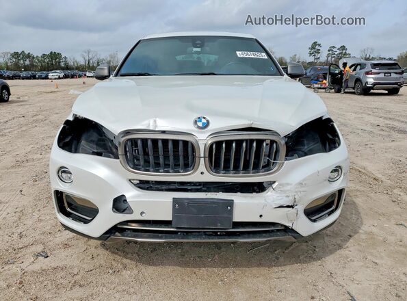 5UXKU0C52K0S97665 2019 BMW X6 White წინა ხედი