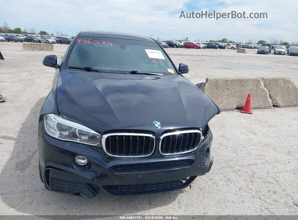 5UXKU0C58G0F93185 2016 BMW X6 Black Rear interior view