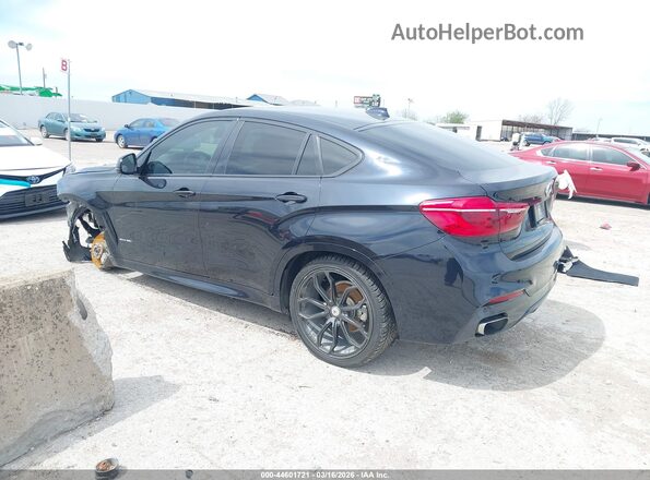 5UXKU0C58G0F93185 2016 BMW X6 Black Rear left