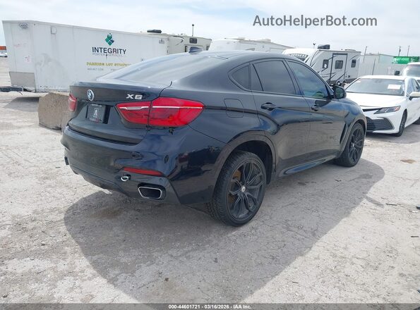 5UXKU0C58G0F93185 2016 BMW X6 Black Rear right