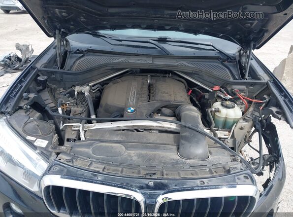 5UXKU0C58G0F93185 2016 BMW X6 Black Rear view