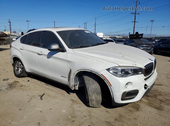 5UXKU0C5XJ0G69495 2018 BMW X6 Белый Передняя правая четверть