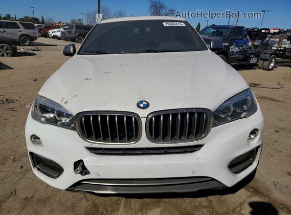 5UXKU0C5XJ0G69495 2018 BMW X6 Белый Вид спереди