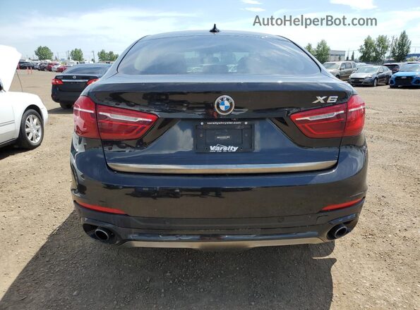 5UXKU2C50G0N78897 2016 BMW X6 Black Vista trasera