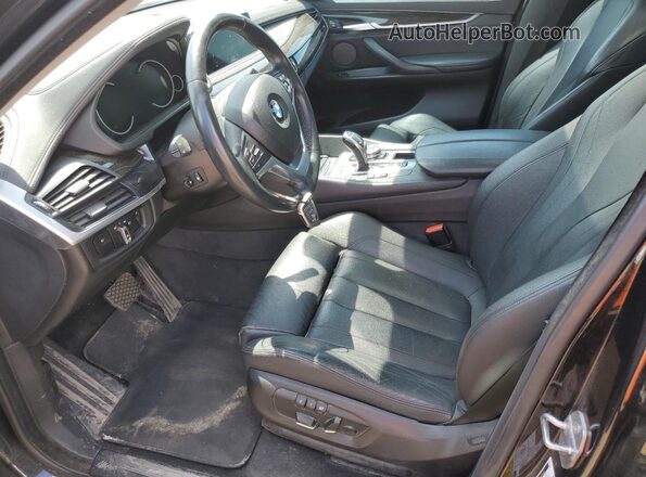 5UXKU2C50G0N78897 2016 BMW X6 Black Vista interior delantera