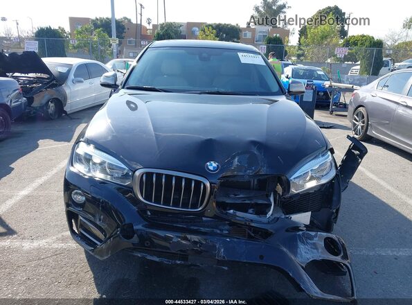 5UXKU2C53G0N81261 2016 BMW X6 Black Widok zestawu wskaźników