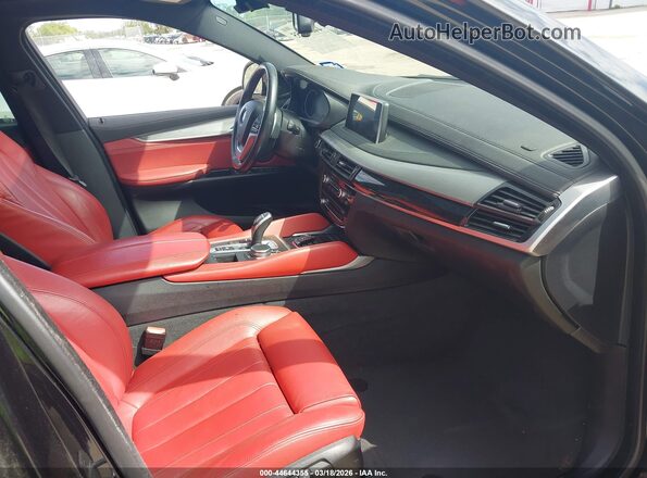 5UXKU2C53J0Z61918 2018 BMW X6 Black Вид салону спереду