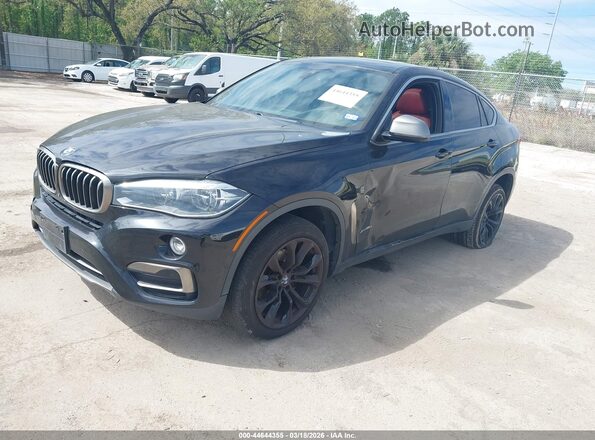 5UXKU2C53J0Z61918 2018 BMW X6 Black Передня ліва чверть