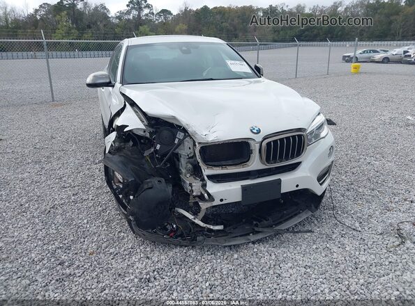 5UXKU2C54J0X49190 2018 BMW X6 White Vista frontal