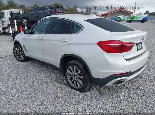 5UXKU2C54J0X49190 2018 BMW X6 White Trasero izquierdo