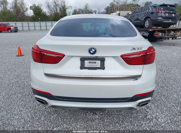 5UXKU2C54J0X49190 2018 BMW X6 White 
