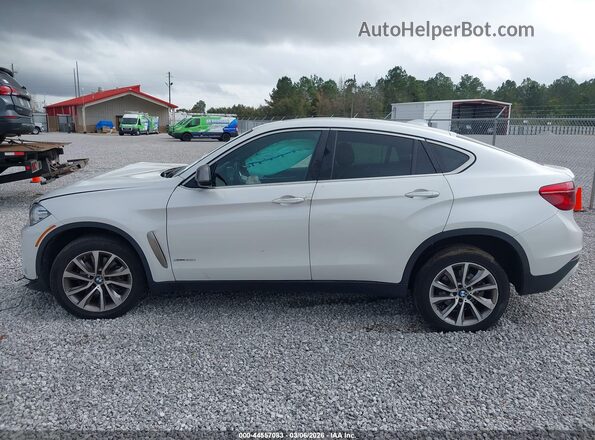 5UXKU2C54J0X49190 2018 BMW X6 White 
