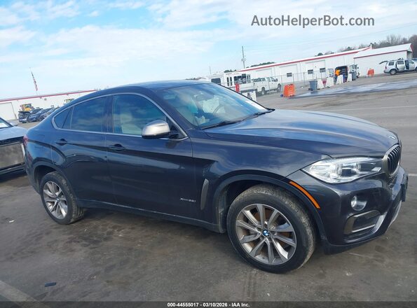 5UXKU2C56H0N85189 2017 BMW X6 Gray Սալոնի հետևի տեսք