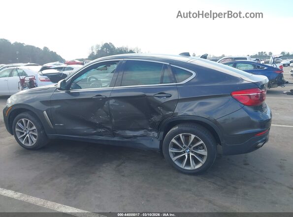 5UXKU2C56H0N85189 2017 BMW X6 Gray Սալոնի 360 աստիճան տեսք