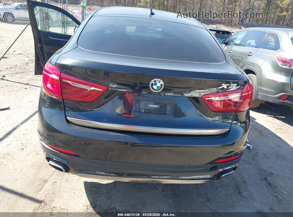5UXKU2C5XJ0X49629 2018 BMW X6 Black 